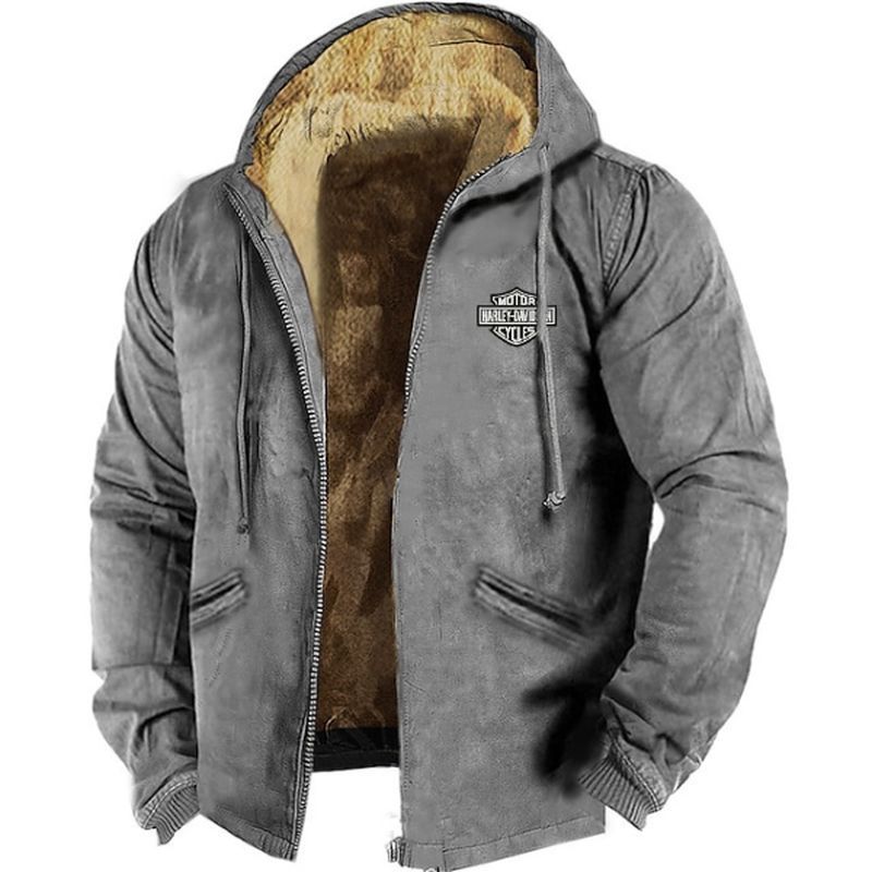 👍🧥[M-5XL] Divatos férfi őszi-téli bővebb kabát vastagabb bársonyból