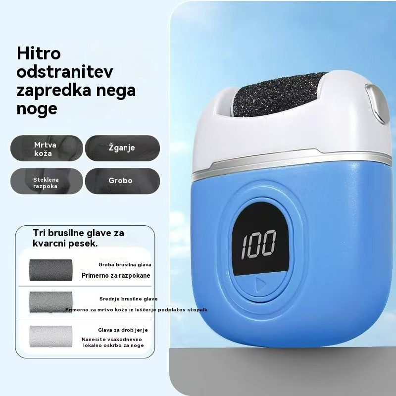🦶🛁✨🔥Novi električni valjčki za pedikuro, odstranjevanje odmrle kože s pet, električni valjčki za pedikuro