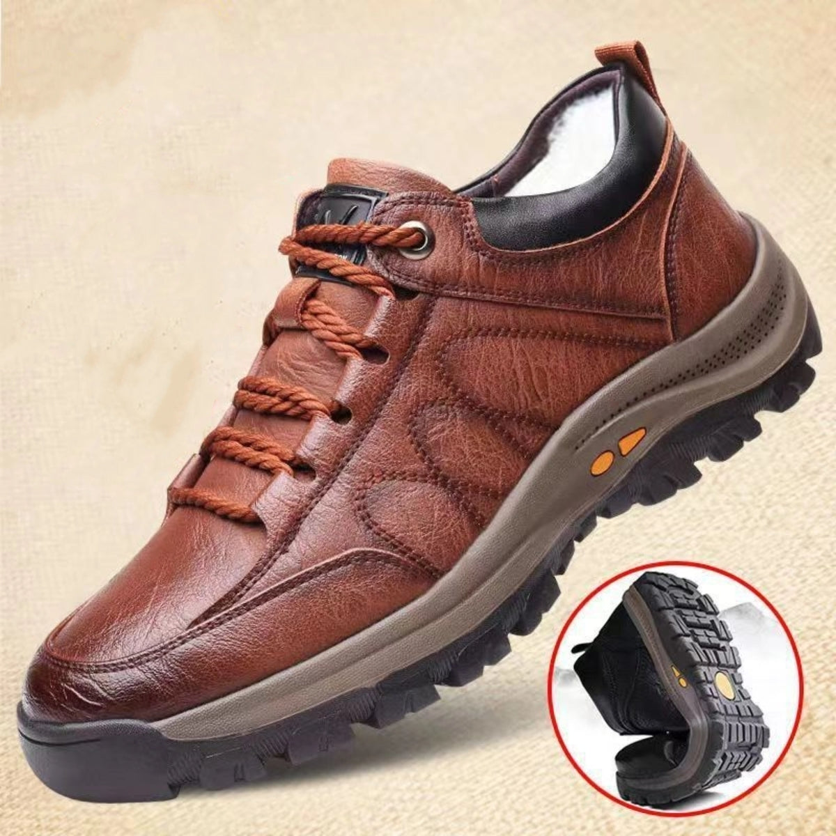 👞【39-48】2026 nowe modne męskie skórzane buty na jesień i zimę