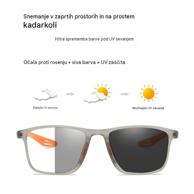 🕶️ Fotokromatska, izjemno lahka očala za branje z visoko ločljivostjo, posebej zasnovana za starejše.