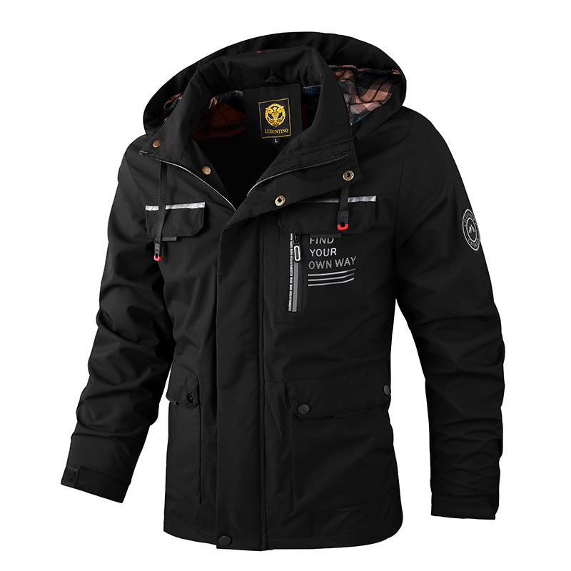 🔥50% zniżki🔥【M-6XL】2026 Męska gruba, ciepła, wiatroszczelna i wodoodporna kurtka
