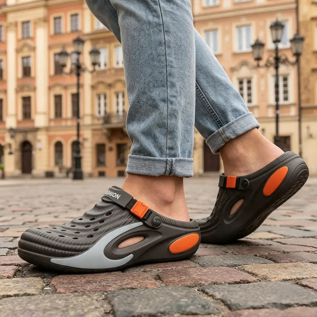 👟 Posebna ponudba s 50 % popustom 🌬️ Večnamenski moški sandali (odebeljen podplat iz EVA): Nedrseči, ultra lahki, zračni – popolna izbira za na plažo, šport in vsakodnevno nošenje 🏃‍♂️