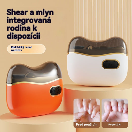 ✂️💅🔥¡Compra 1 y llévate otro gratis!🔥 Lima de uñas eléctrica multifuncional, cortauñas eléctrico con protección antipellizcos