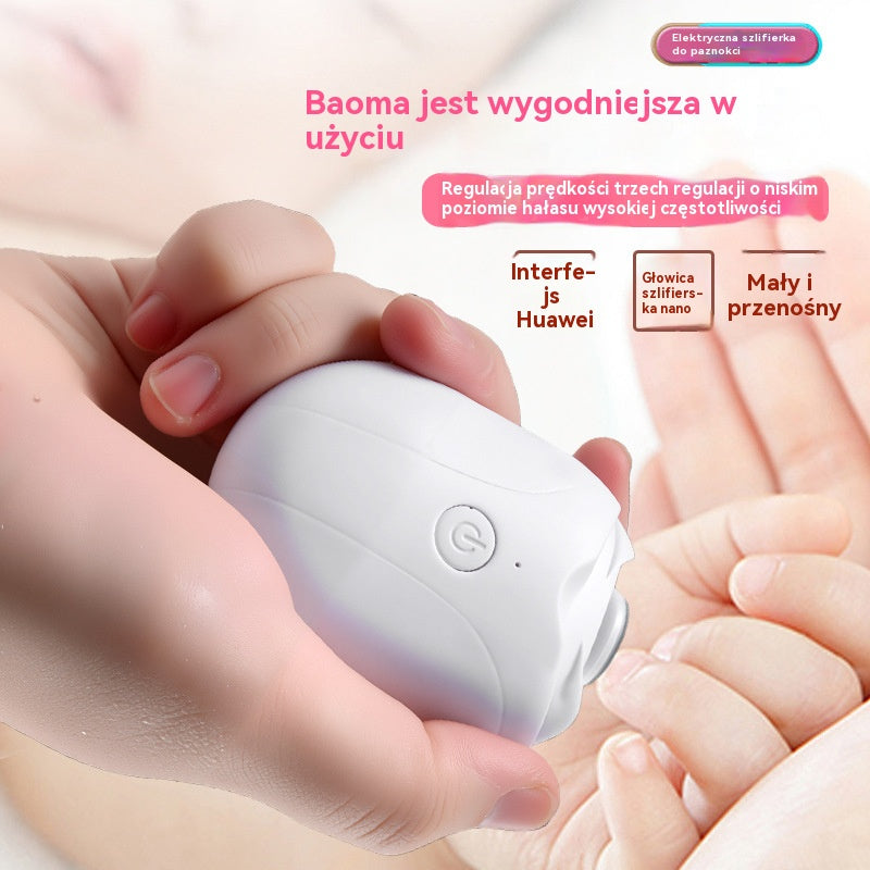 💅 Kup 1 sztukę i otrzymaj 1 za darmo! ✨ Automatyczny pilnik do paznokci (1 sztuka) do bezpiecznej i delikatnej pielęgnacji paznokci 👶-4184431