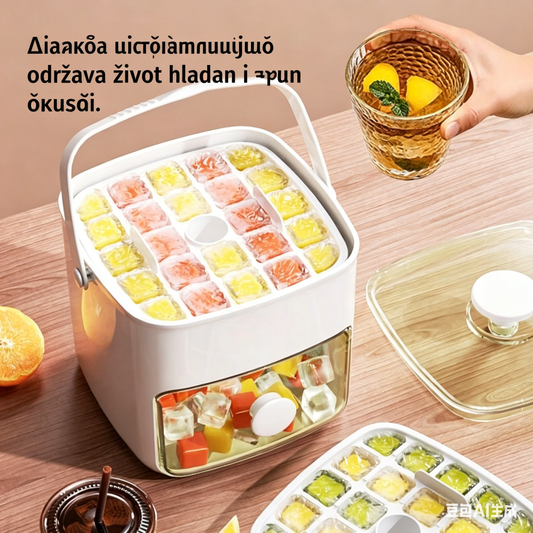 💞Οι πωλήσεις ξεπέρασαν τις 50.000! 💥🥤🧊 50% έκπτωση! Παγομηχανή με λειτουργία αποθήκευσης πάγου: παράγει 48 παγάκια ταυτόχρονα, καπάκι με προστασία από διαρροές 🏖️✅