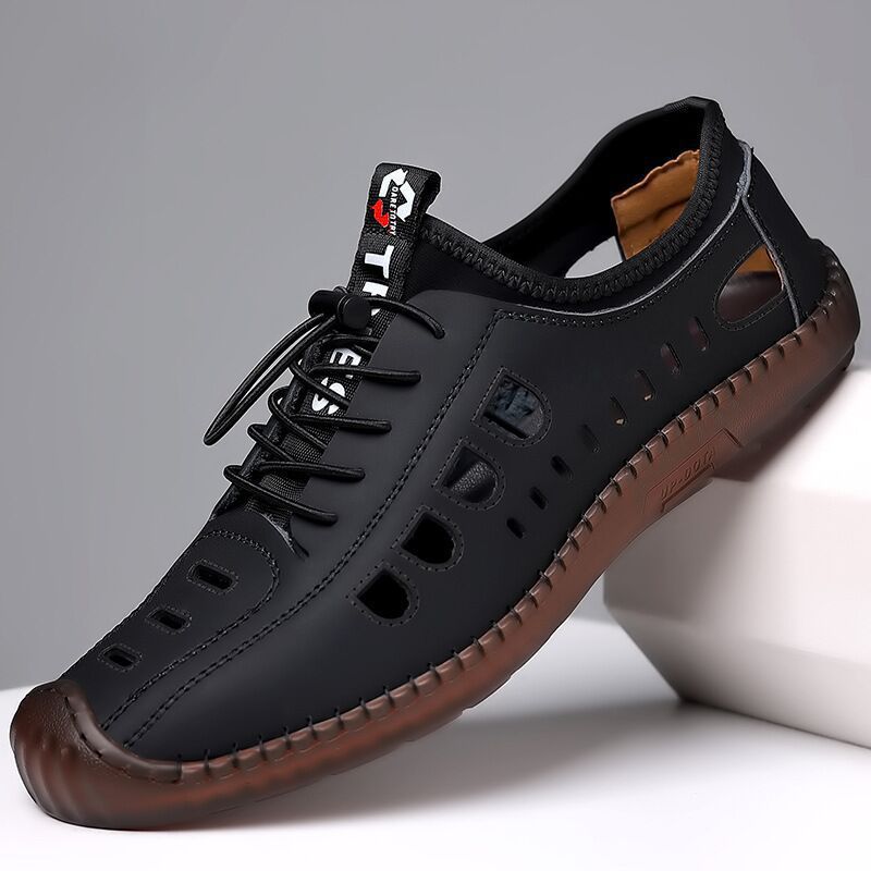 【Nowe buty na wiosnę】【39-44】 2026 Nowe letnie, oddychające ażurowe męskie buty na co dzień z miękką podeszwą