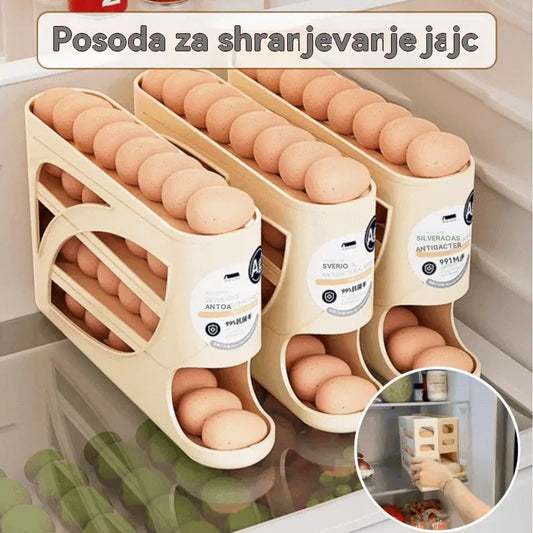 💥🥚🥚【Kupite 1, dobite 1 gratis】Drsna škatla za shranjevanje jajc živilske kakovosti