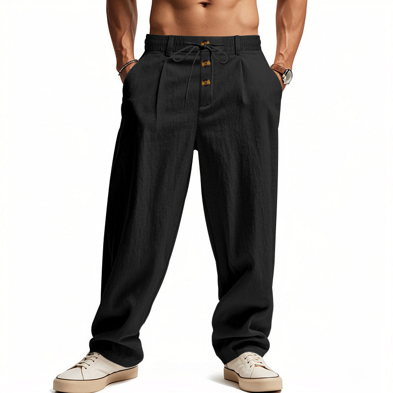 👖👖¡Oferta por tiempo limitado! Pantalones caseros de hombre de alta calidad. Corte entallado y recto, transpirables y cómodos.