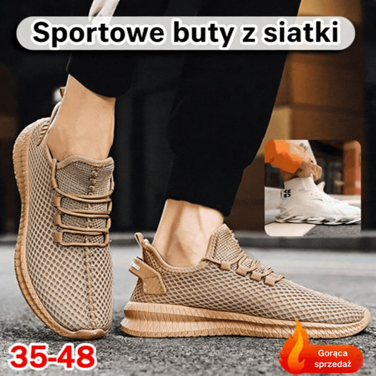🎉【39-47】Męskie buty sportowe, oddychające, siateczkowe buty codzienne