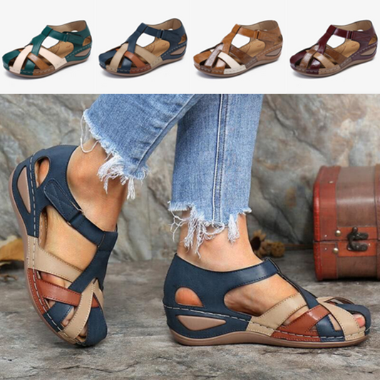 ✨🩰【Promocja sezonowa】【35-43】Damskie wygodne sandały rzymianki z miękkiej skóry