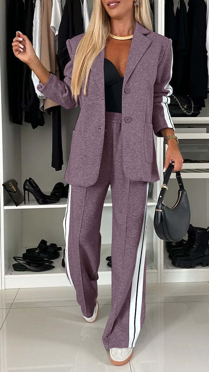【Nowość w sprzedaży, damski komplet】Komplet garniturowy casual z klapami🍂