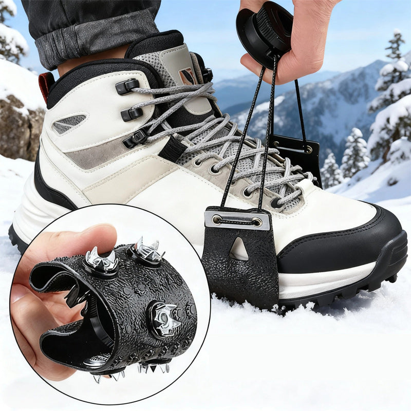 👴🚶🏔️❄️Kup 2, a 2 dostaniesz gratis🔥Niewidoczne, antypoślizgowe raki w obrotowym kształcie, odpowiednie do wędrówek po śniegu, wspinaczki górskiej, skałkowej i zimowych, oblodzonych powierzchni, niezbędne dla seniorów.