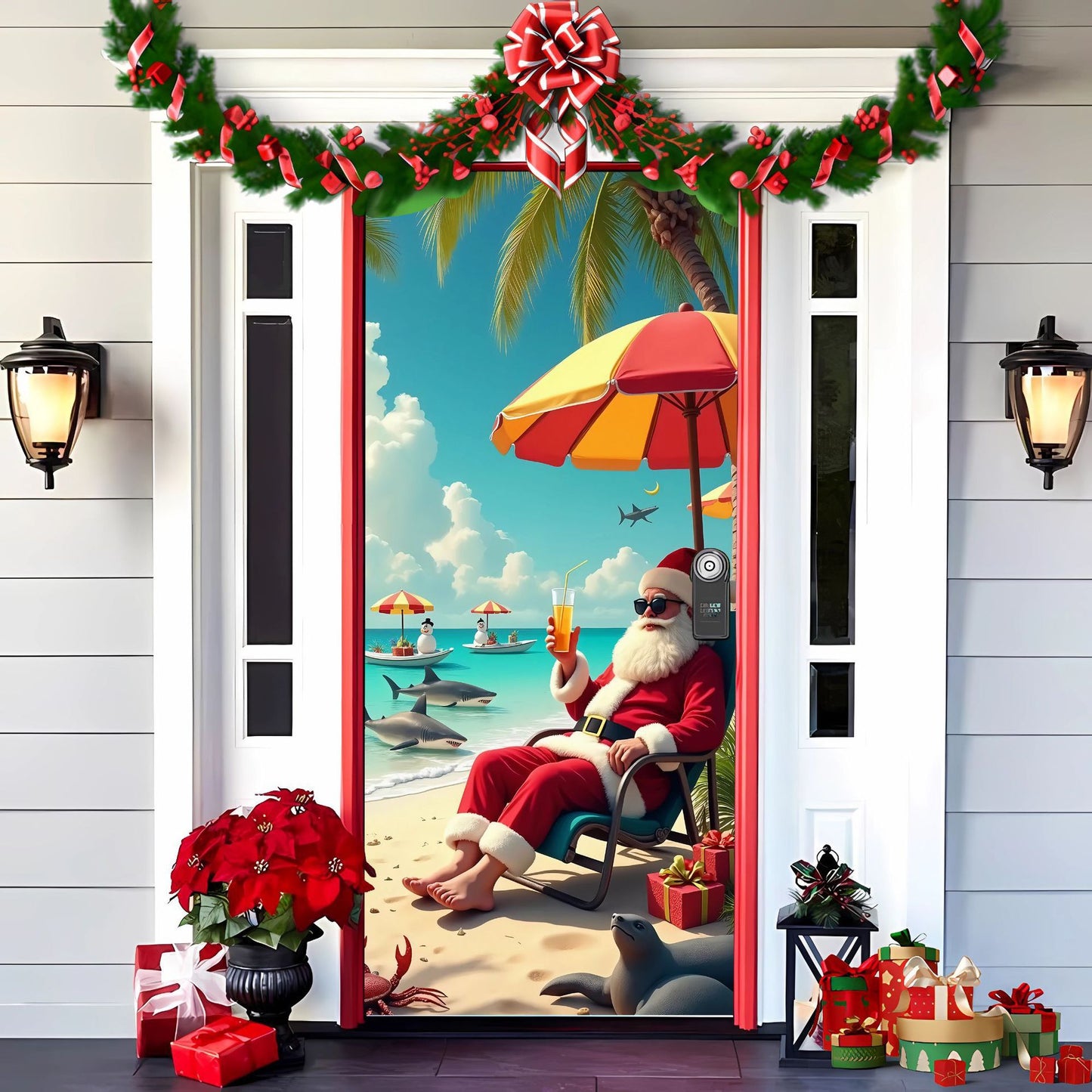 💥【Kup 1, a 1 dostaniesz gratis】🎄Wyprzedaż przedświąteczna 🎅świąteczne dekoracje na drzwi🎅