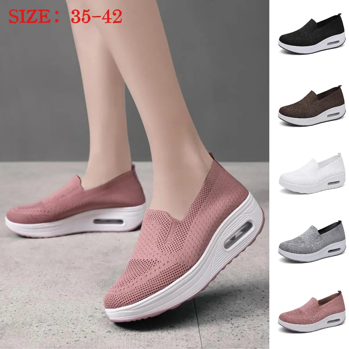 😍😍【35-42】Ženski športni in prosti čas z debelim podplatom Air Cushion