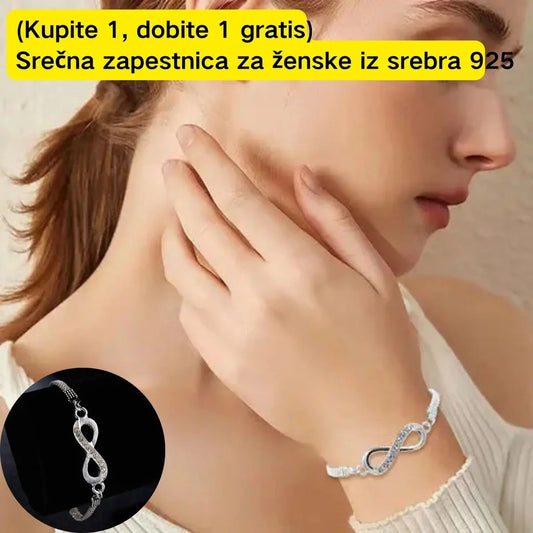 【🎁Vásároljon 1-et, kapsz 1-et ingyen】✨Női 925-ös ezüst karkötő