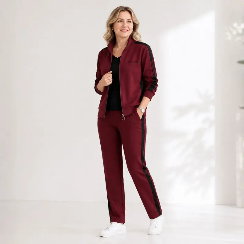 🔥【50% de descuento】🔥【M-5XL】【Chaqueta + Pantalón】😍 Nuevo conjunto de ropa deportiva casual de otoño en tallas grandes