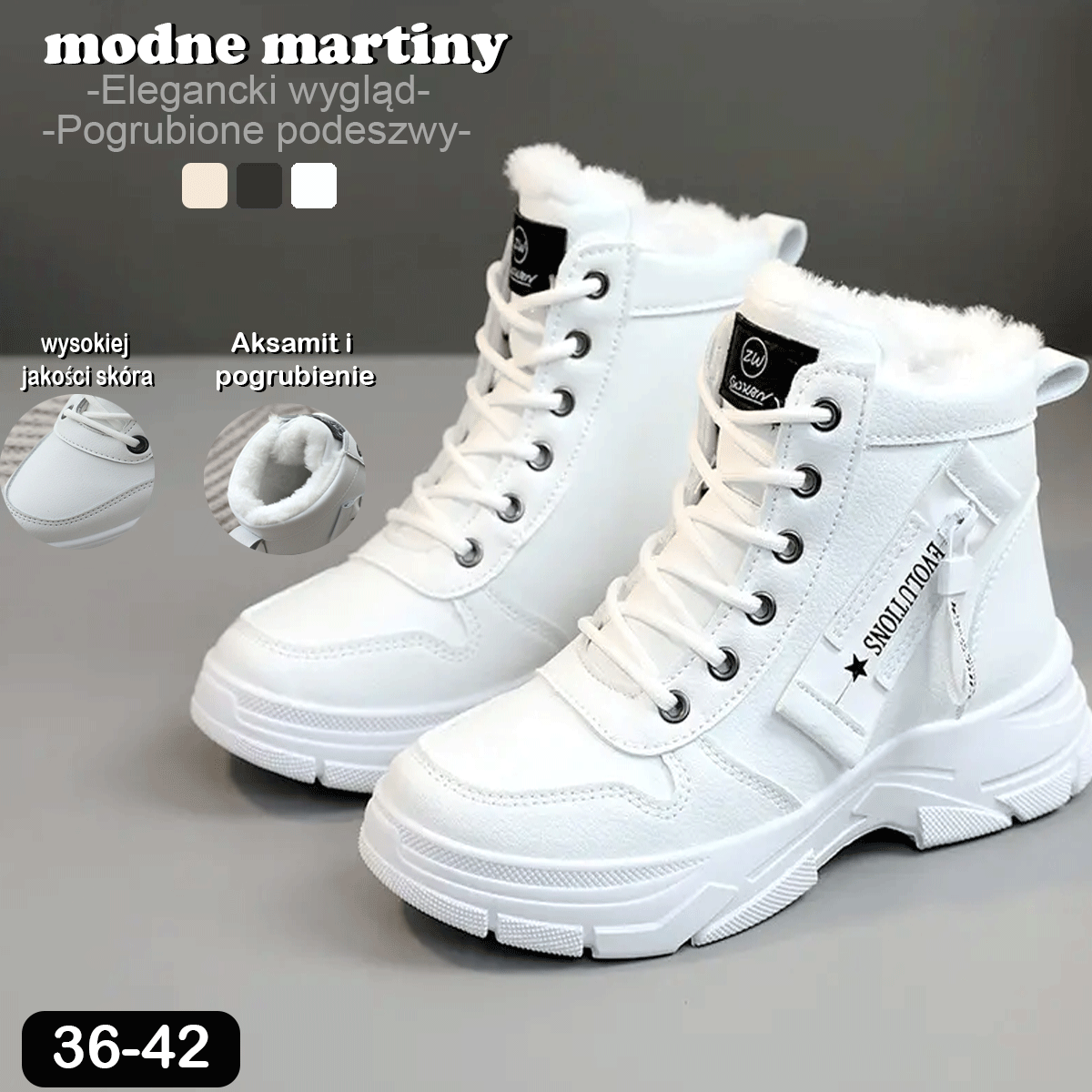 🔥【Jumătate de preț】🥰【Mărimi 35-45】Cizme de zăpadă de damă cu fermoar lateral pentru iarnă
