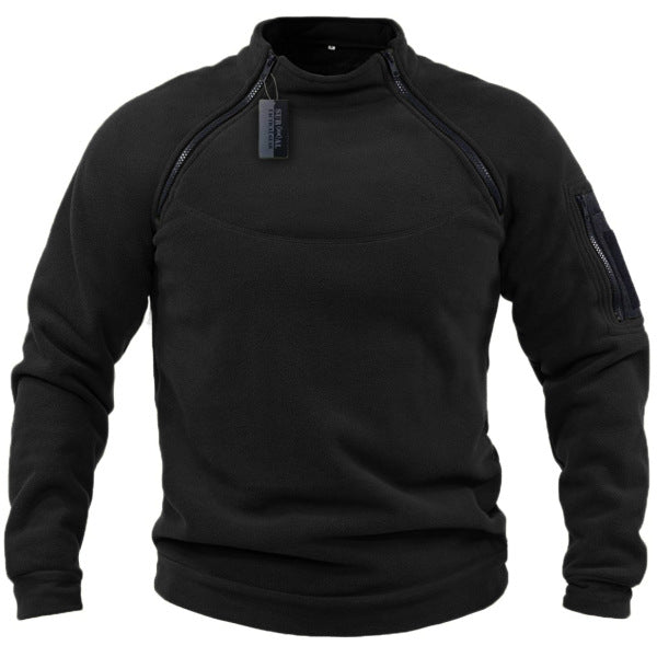 【S-4XL】Tricou cu mânecă lungă pentru bărbați, pentru exterior, cald de toamnă și iarnă