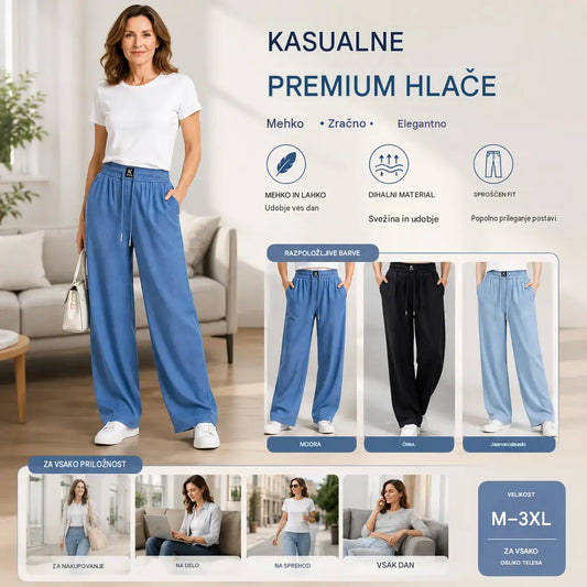 🔥👖【S-3XL】Nove visokokakovostne mehke hlače za prosti čas iz leta 2026
