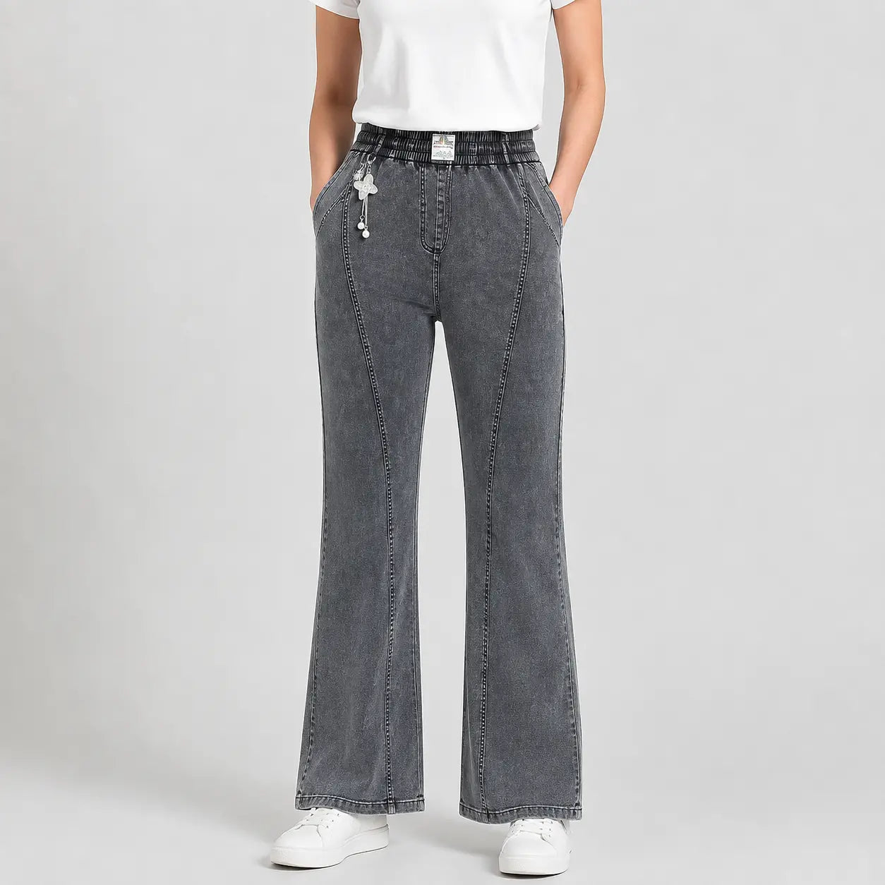 🔥【M-4XL】👖👖Jesenske nove ženske kavbojke z visokim pasom, raztegljive, za leto 2026