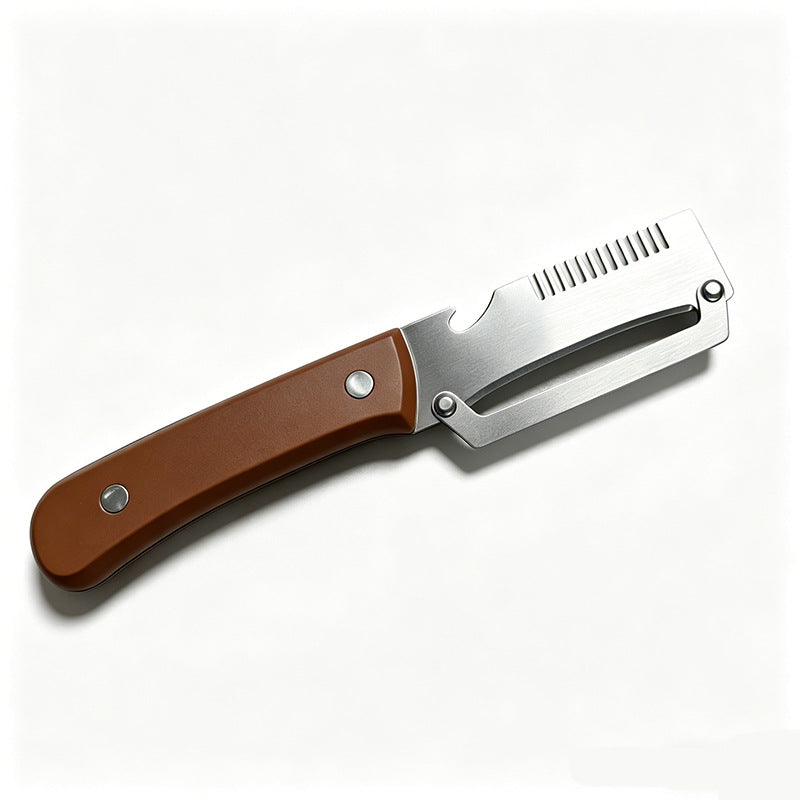 ✅Kupite 1, dobite 1 gratis🧅🔪 Večnamenski kuhinjski lupilec 3 v 1: lupi, reže in odpira steklenice! 🔥