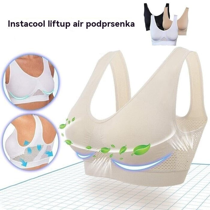 😍【Balení po 3 kusech】Bezešvá podprsenka pro plné tvary ❤️ Prodyšná a chladivá【40–120KG】