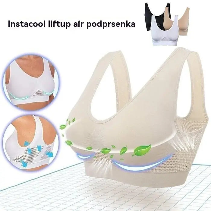 😍【Balení 3 kusů】Bezešvá podprsenka pro plné velikosti ❤️ Prodyšná a chladivá【40–120KG】