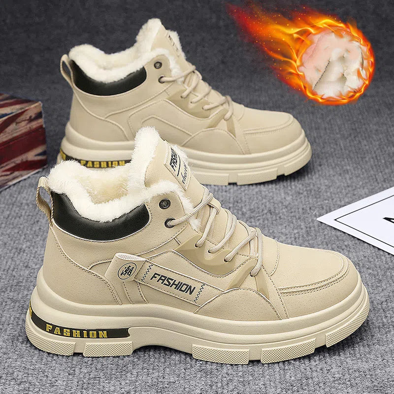 🔥🔥👞【39－44】Νέες ανδρικές χειμωνιάτικες, ζεστές, χοντρές βελούδινες μπότες Martin του 2025