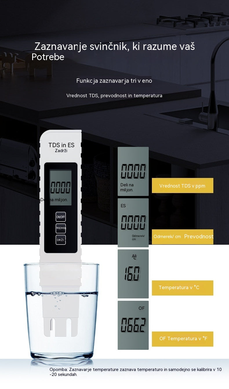 💧Kupite 1, dobite 1 brezplačno🔍 3-v-1 digitalni TDS vodomer – preverite kakovost vode v nekaj sekundah ✨