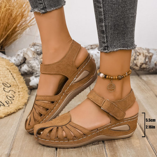 ✨🩰【Sezonowa promocja】【35-43】Damskie wygodne sandały rzymianki z miękkiej skóry