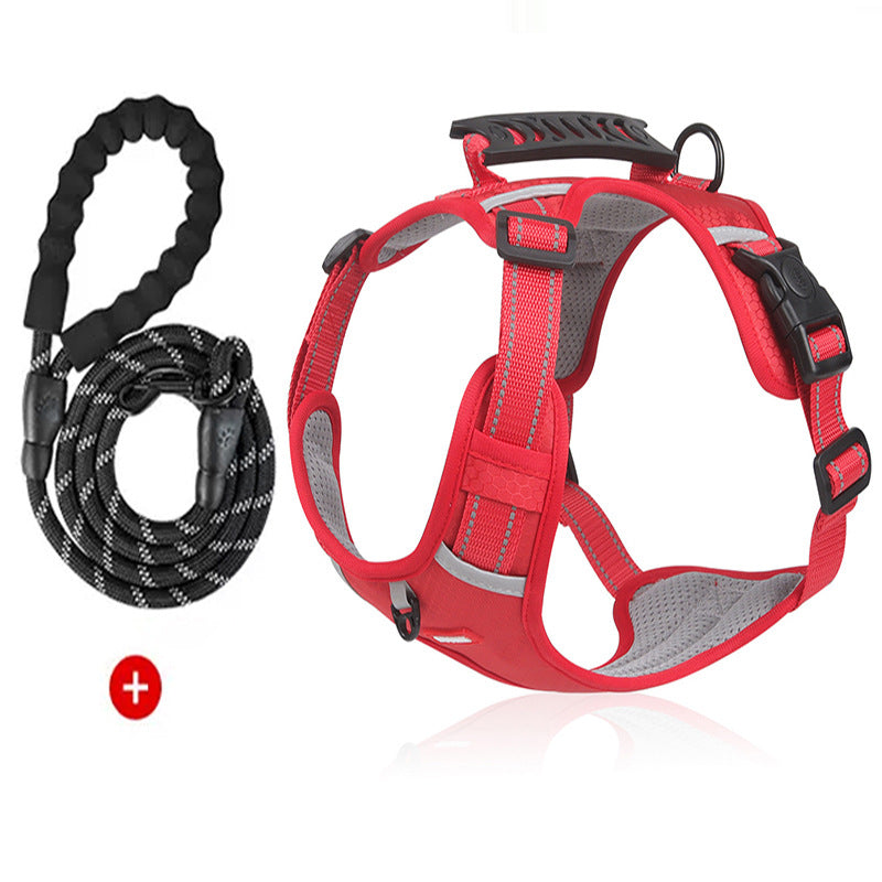 🐶【2.5–45 kg+1,5-metrska vrv】Nova odsevna oprsnica za pse, proti pobegu, primerna za sprehode na prostem.