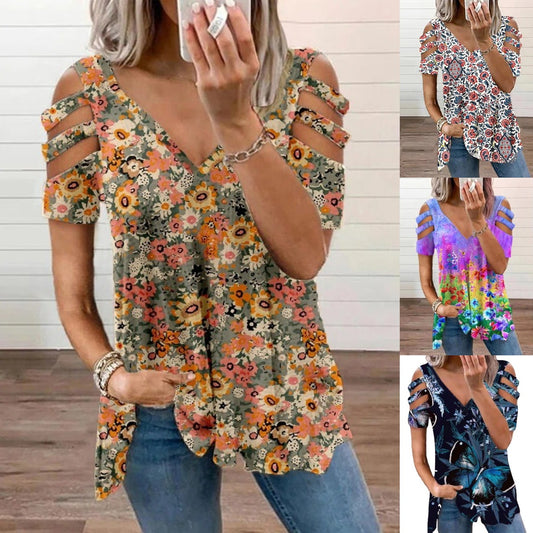【S-3XL】Nowa moda bez ramiączek damska koszulka
