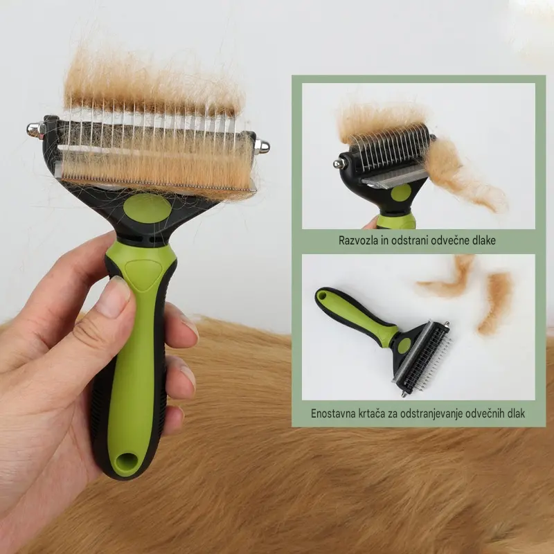 🐶🐱Profesionalno orodje za razčesavanje dlake psov in mačk✨