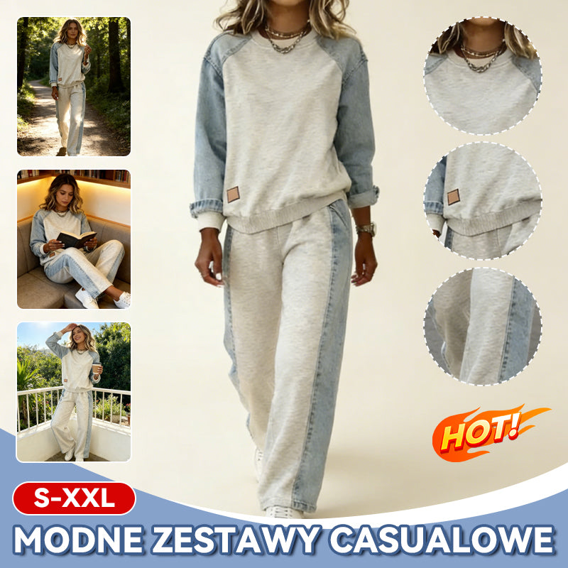 【Set de dama nou, cel mai bine vândut】Un set sportiv, casual, croiala lejera 🍂