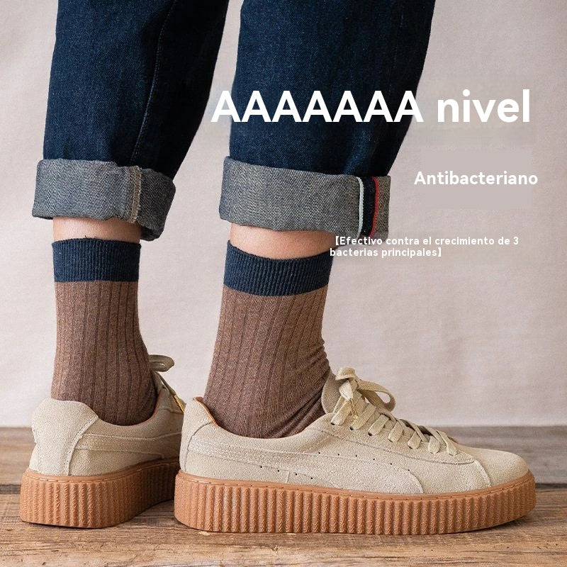 【Kup 5, a 5 dostaniesz gratis】Męskie ciepłe, pochłaniające pot skarpetki dezodorujące