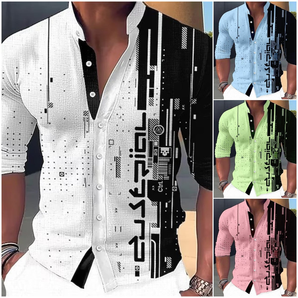 🔥【S-6XL】👔2026 Męska koszula ze 100% bawełny