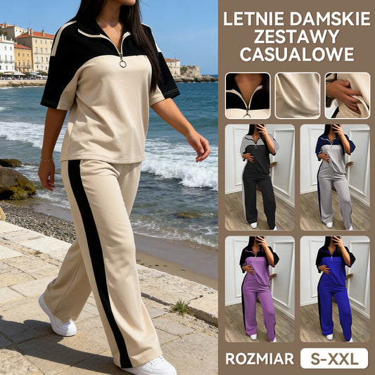【Nowy hit sprzedaży damski komplet】Nowy damski garnitur casualowy, wygodny i wyszczuplający🍂