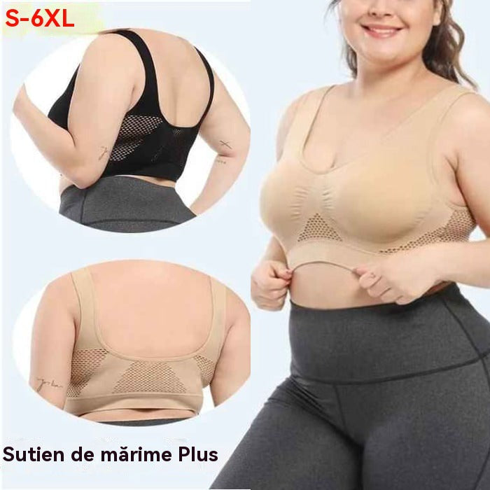 🥰【2 szt.】Biustonosz sportowy w dużym rozmiarze, oddychający✨❤️【40-120KG】