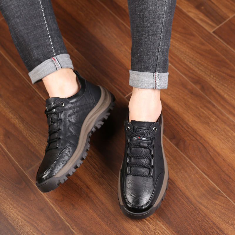 👞【39-48】2026 nowe modne męskie skórzane buty na jesień i zimę
