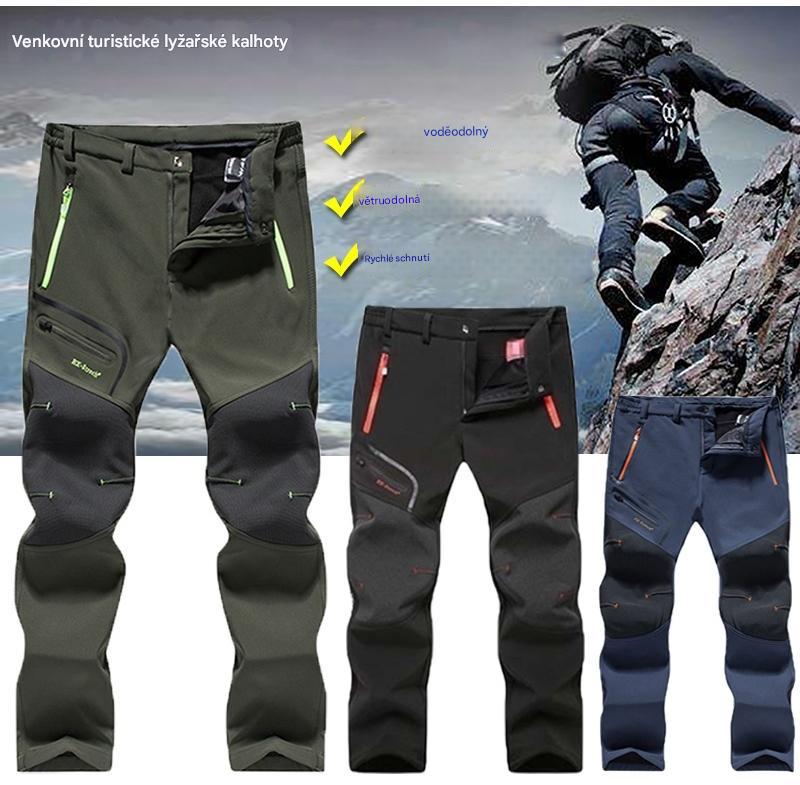 🏃‍♂️【S–5XL】2025 Nowe męskie spodnie outdoorowe na jesień i zimę – ciepłe, polarowe, wodoodporne i wiatroszczelne
