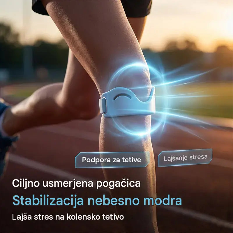 🩺 Športna opornica za koleno 👉 Koleno potrebuje čas. Ta trak mu ta čas zagotavlja.
