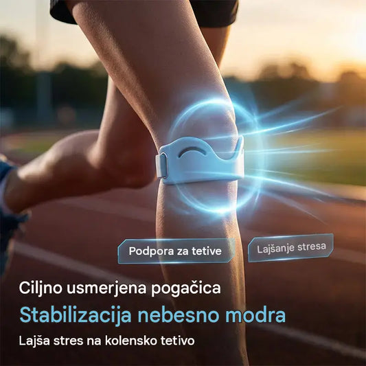 🩺 Športna opornica za koleno 👉 Koleno potrebuje čas. Ta trak mu ta čas zagotavlja.