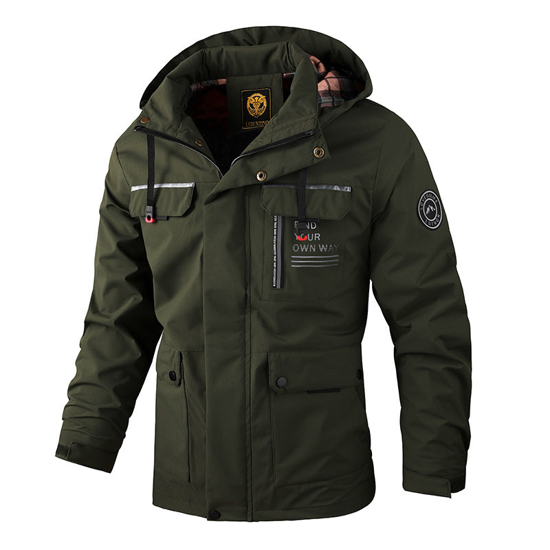 🔥50% zniżki🔥【M-6XL】2026 Męska gruba, ciepła, wiatroszczelna i wodoodporna kurtka