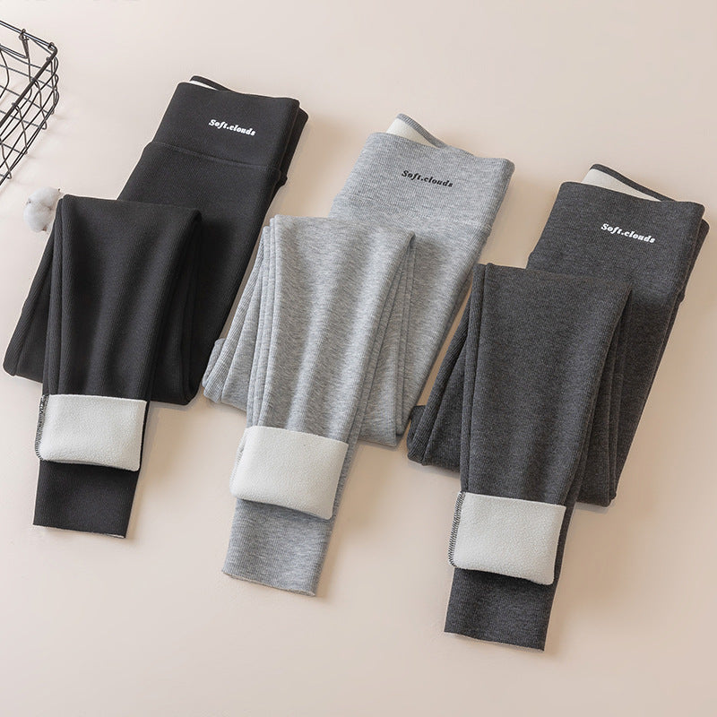 💥 Kupite eno, drugo dobite brezplačno! 🔥 [S-5XL] Tople volnene pajkice, visok pas, velika velikost, visoka elastičnost - obvezen kos za jesen/zimo 2025!