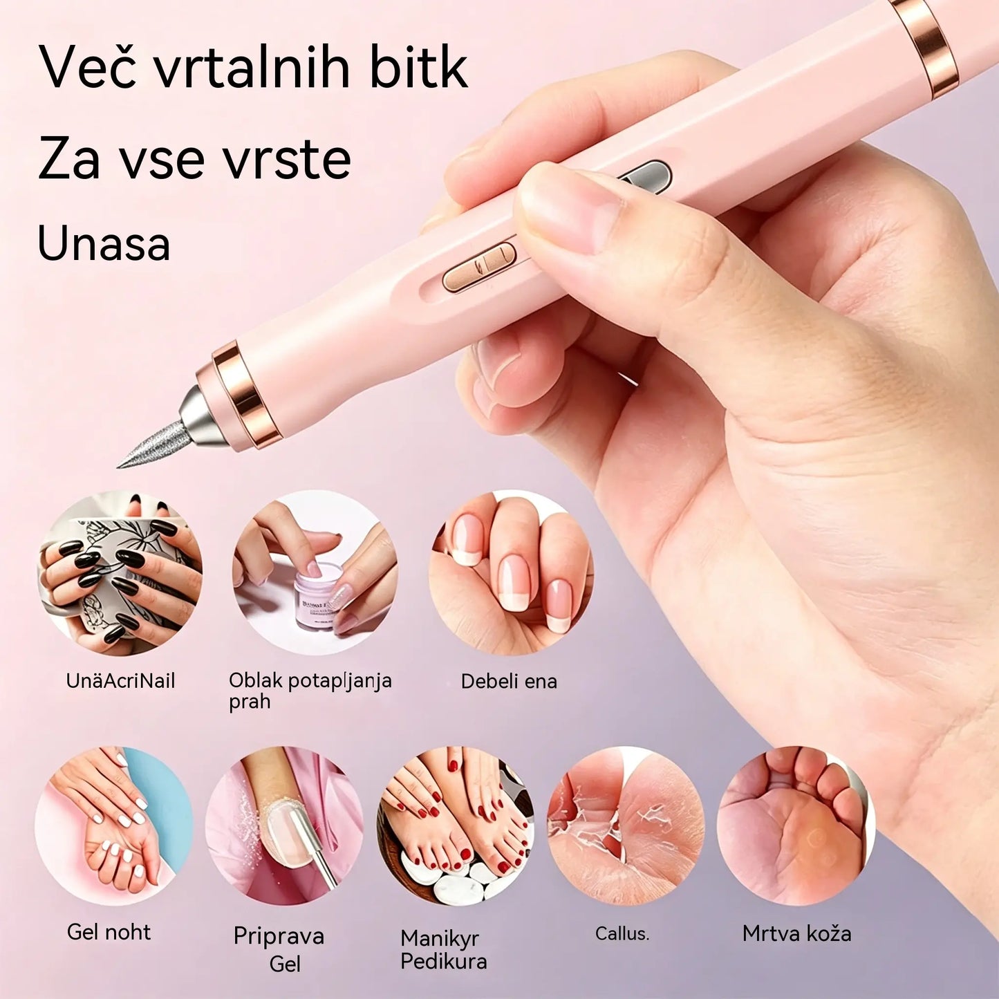 💅👍 Električna pilica za nohte za zdravljenje onihomikoze