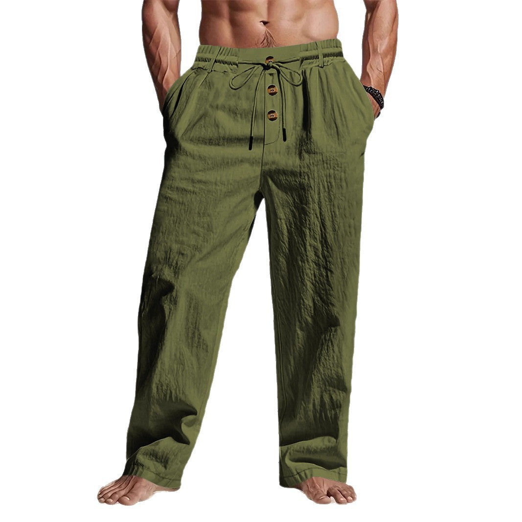 👖👖¡Oferta por tiempo limitado! Pantalones caseros de hombre de alta calidad. Corte entallado y recto, transpirables y cómodos.