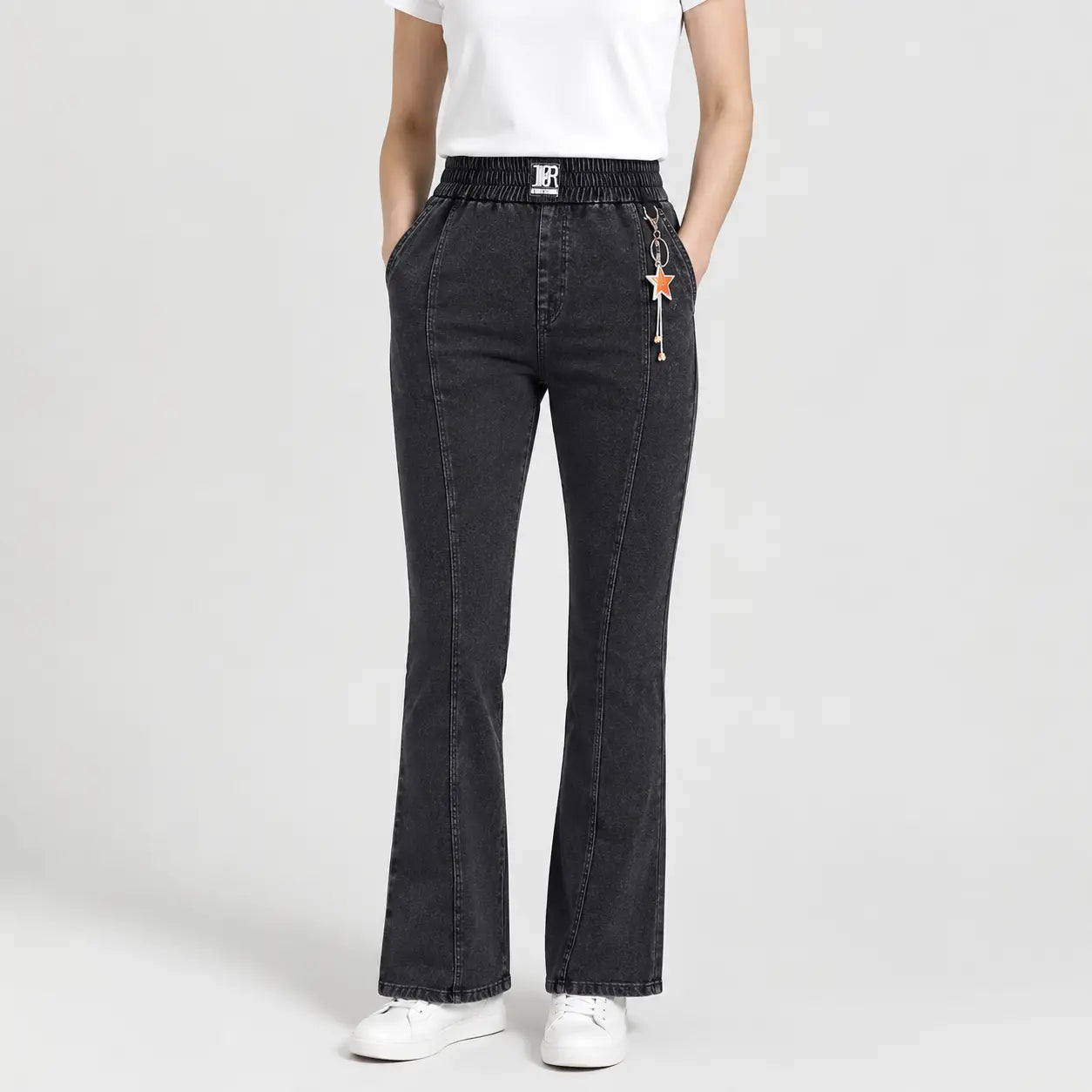 🔥【M-4XL】👖👖Jesenske nove ženske kavbojke z visokim pasom, raztegljive, za leto 2026