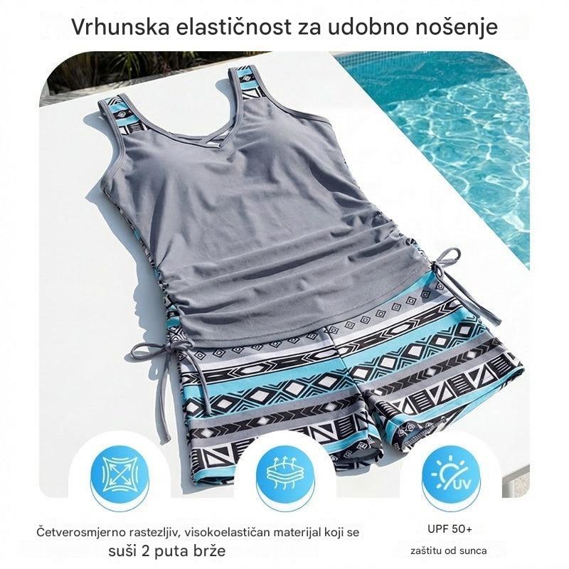 🔥Gorąca wyprzedaż🔥 Nowy damski dwuczęściowy kostium kąpielowy z nadrukiem