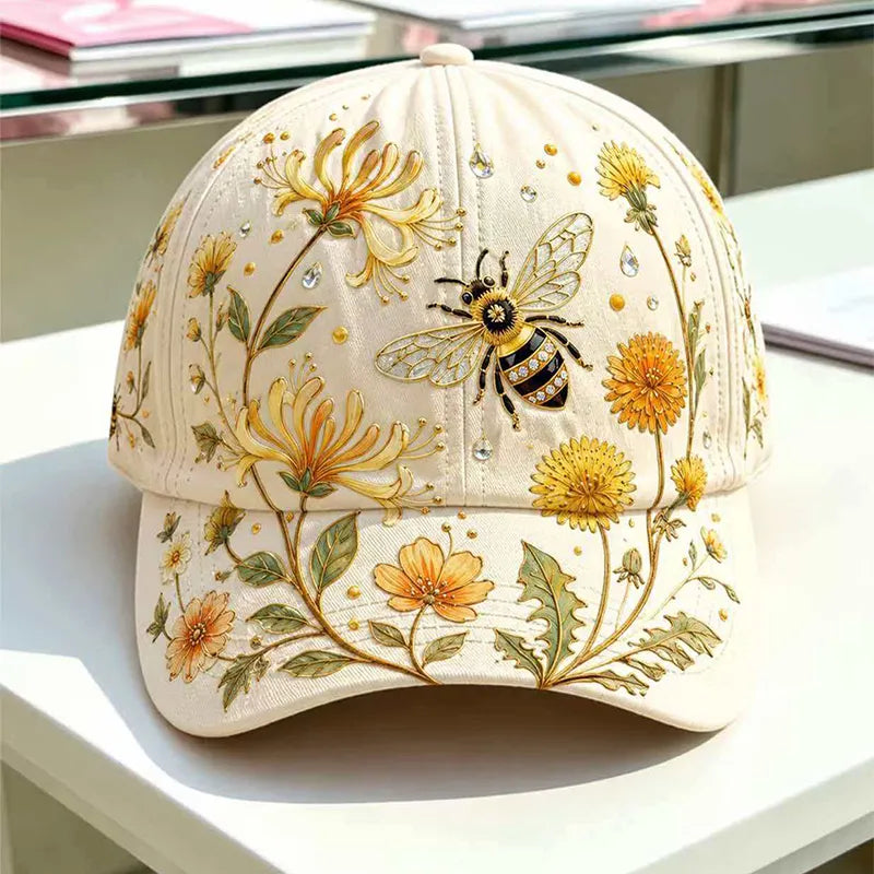 🧢Modna vrhunska kapa s 3D vezenjem, zaščito pred soncem in senčenjem