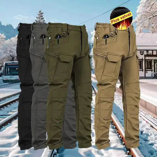 ⌛ POSLEDNÍ DEN VÝPRODEJE – SLEVA 50 %!🔥【S-4XL】 Pánské vojenské taktické kalhoty s větruodolným a termoizolačním designem